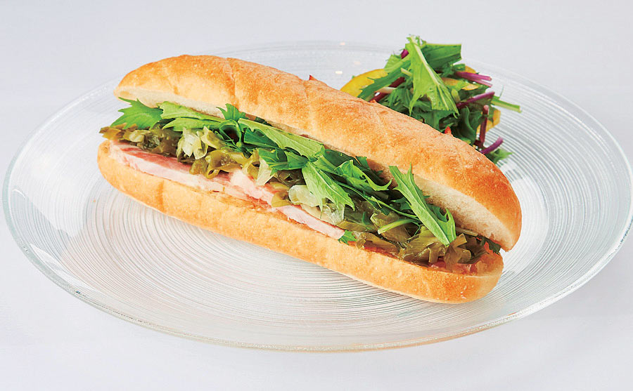 福田美術館のカフェのパニーニ