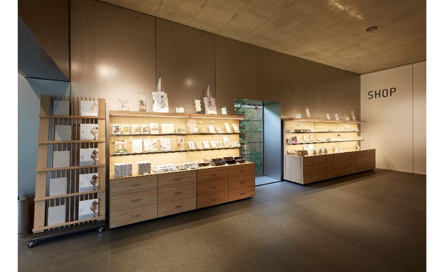 福田美術館のミュージアムショップ