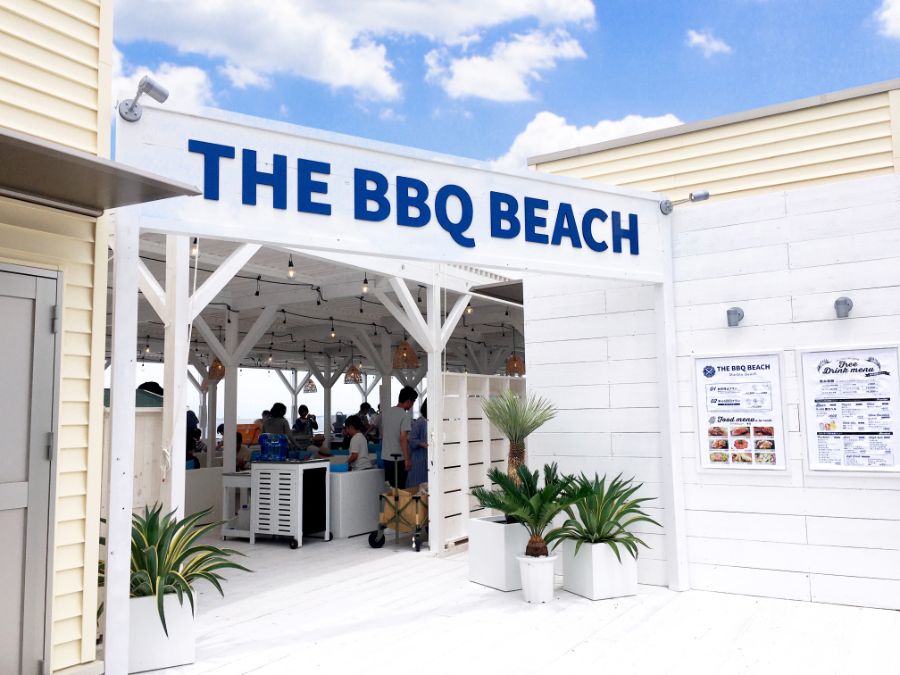 THE BBQ BEACH in Marble Beachのエントランス