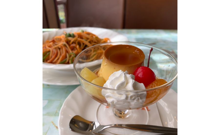 プリンとナポリタン