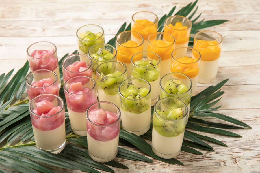 並べられたデザート