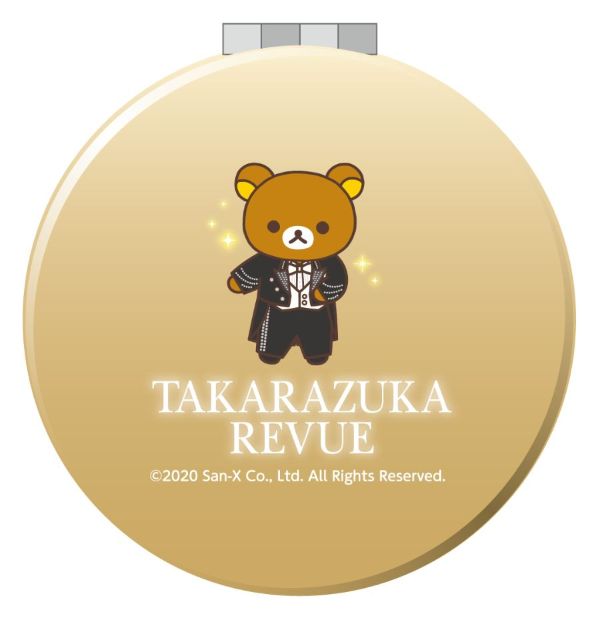 ミラーの裏にもリラックマ