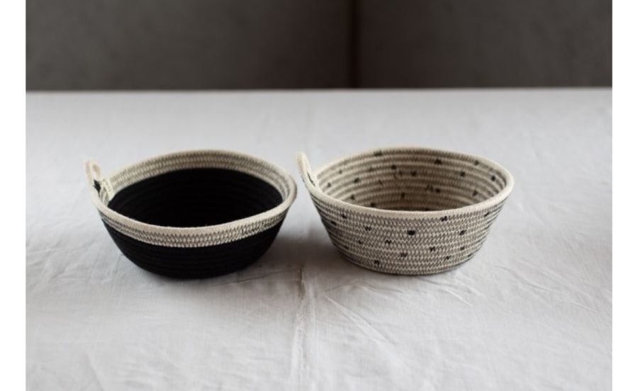 手作りの籠