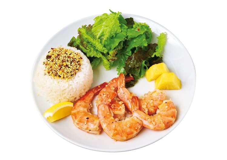 おいしそうなガーリンクシュリンプ