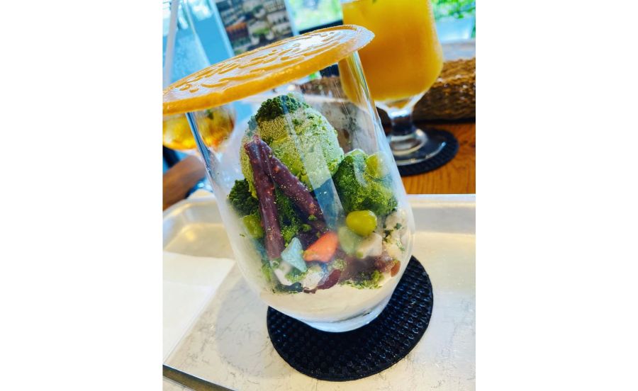 パルコジョキの苔パフェ