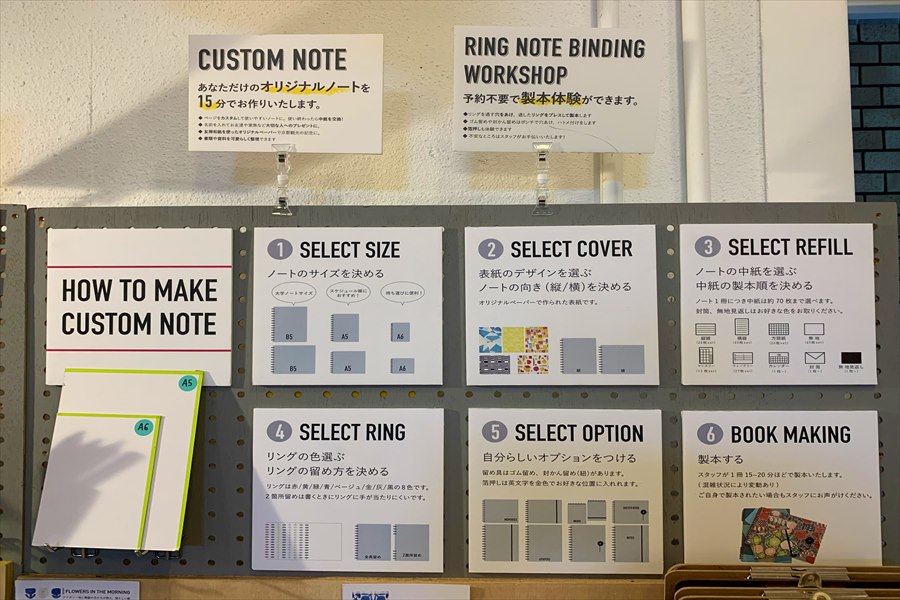 ＆PAPERの手作りノート