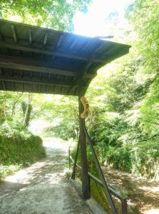 風情ある武田尾温泉元湯の入り口