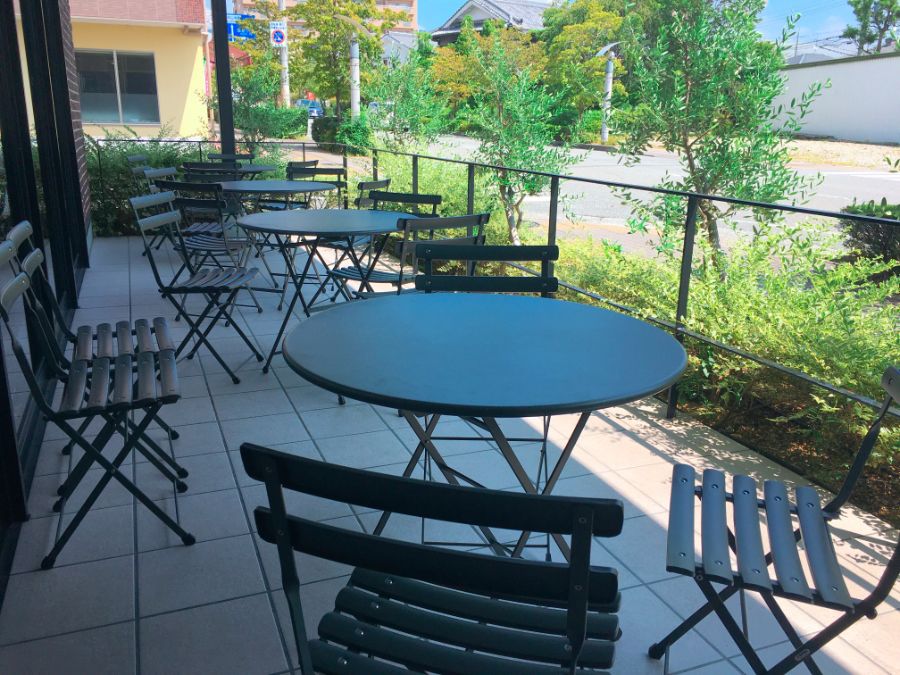 テラス席の様子