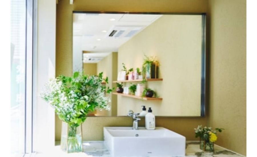 ヘッドスパのパウダールーム