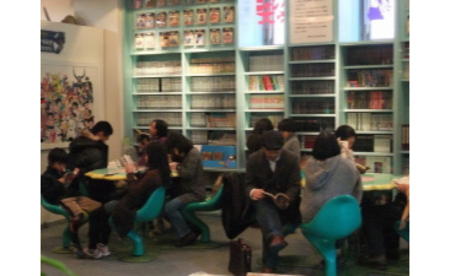 手塚作品が網羅されているライブラリー