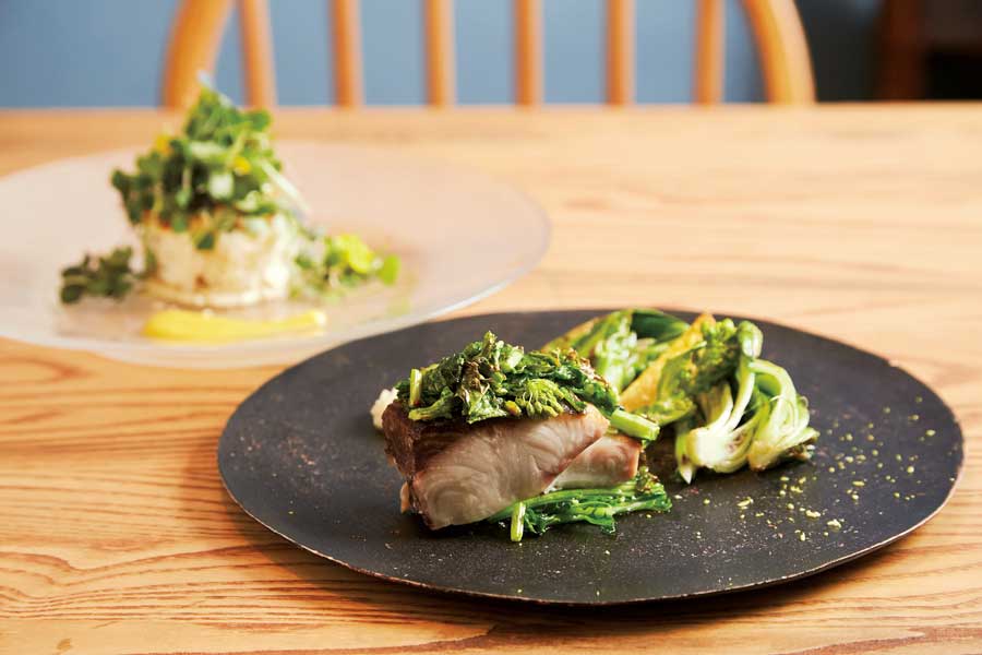 おいしそうなランチのメイン料理