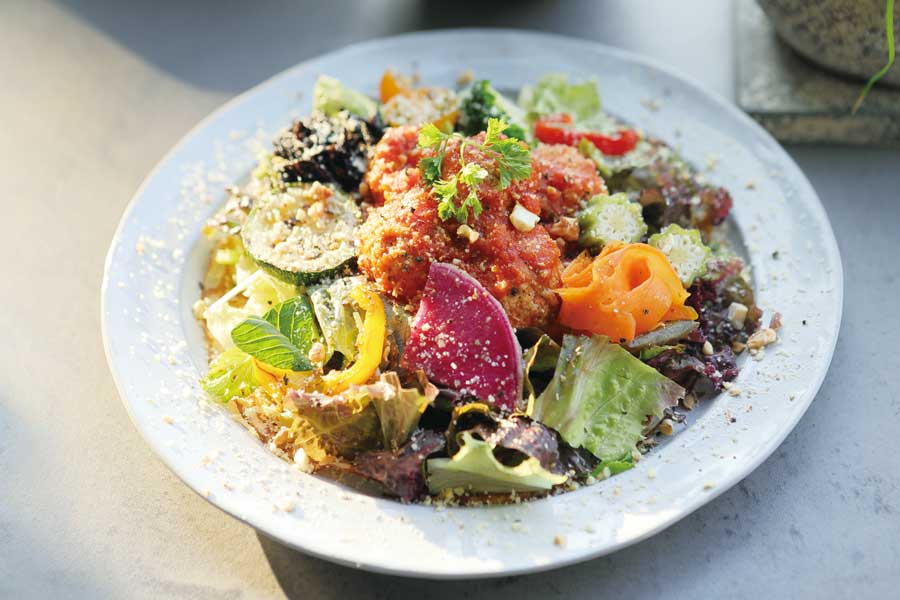 野菜たっぷりのランチ