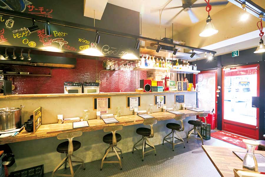 ボストンの店内