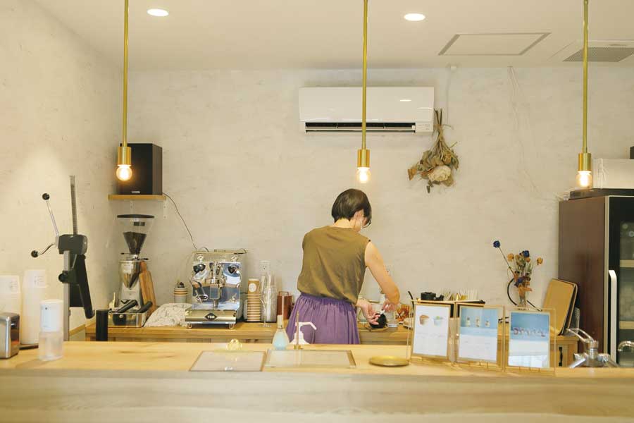 おしゃれなカウンター