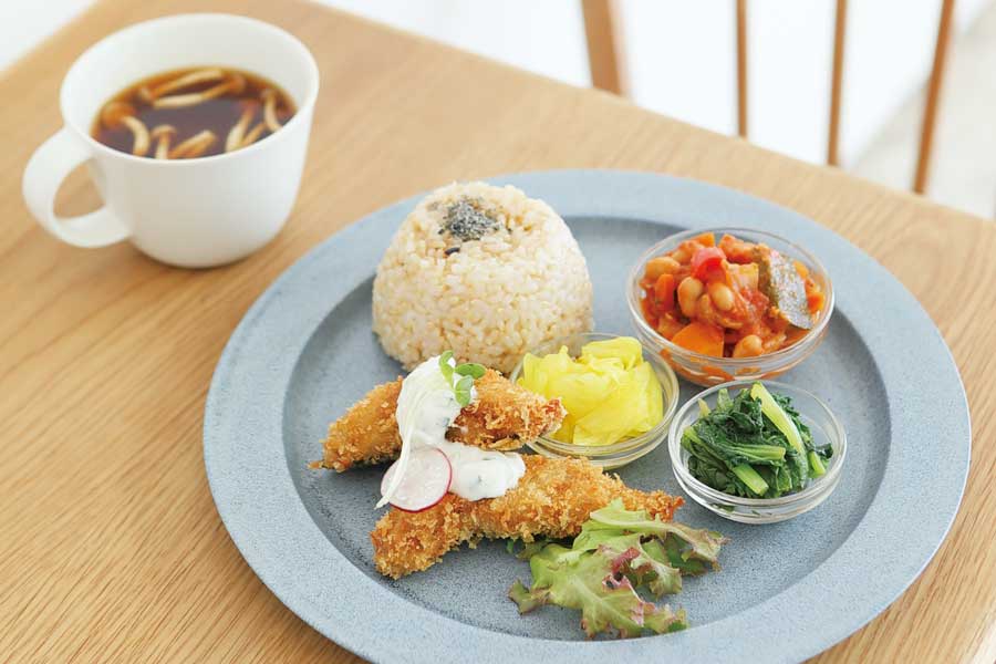 野菜たっぷりのランチプレート