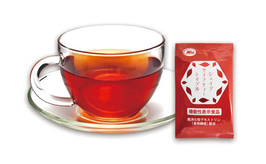 おなかの調子と脂肪と糖に働く。機能性表示食品 シェイプライフティートリプル