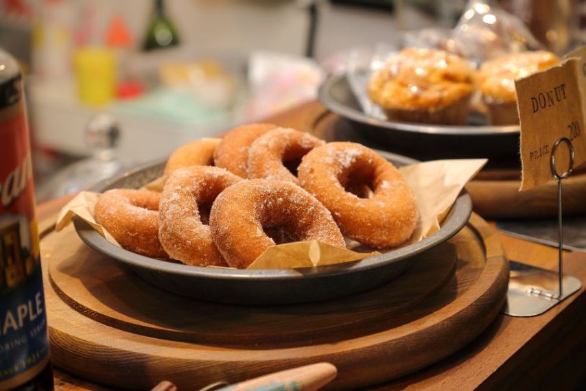 おいしそうなドーナツ