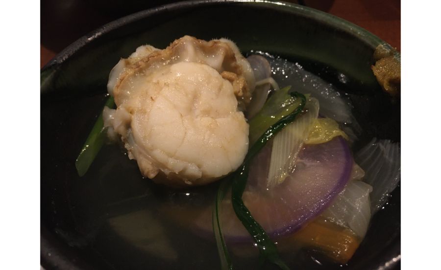 火が入ってもこの大きさのホタテ!甘くてジューシー