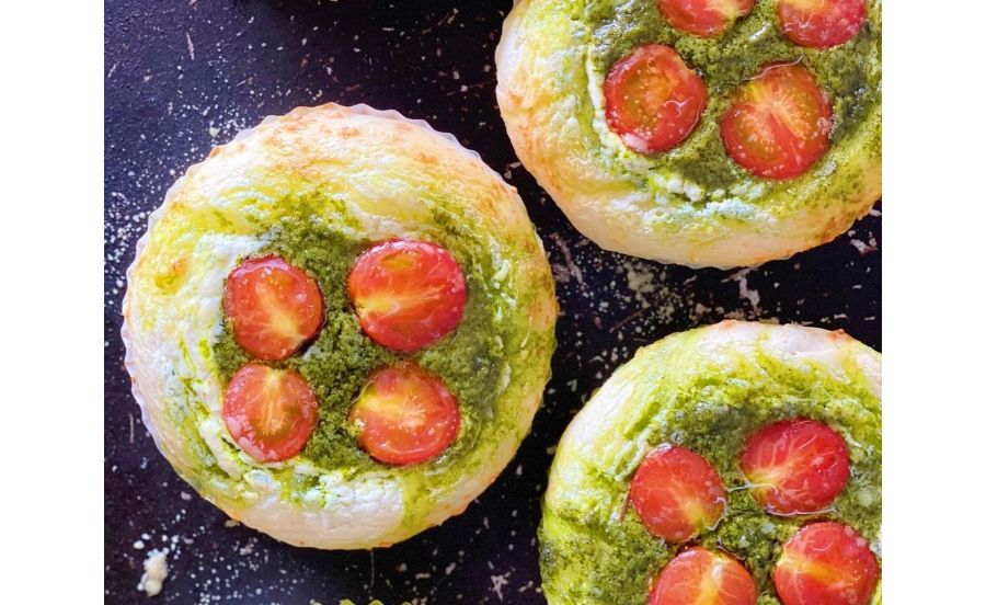 レコルトのトマトとバジルのフォカッチャ