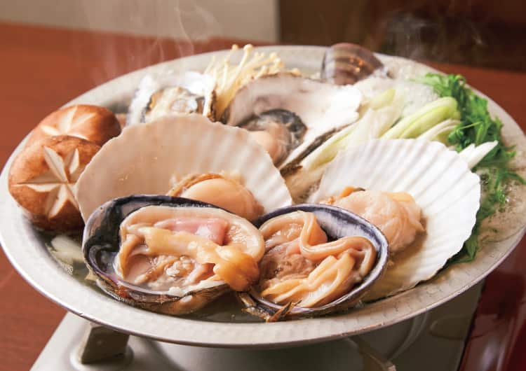 貝たっぷりの鍋