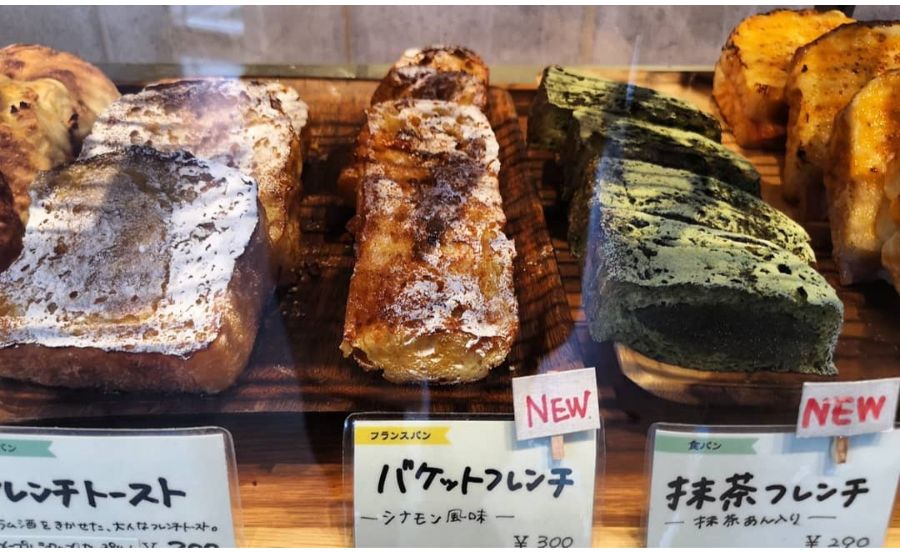 ベーカリーバカンスのフレンチトースト