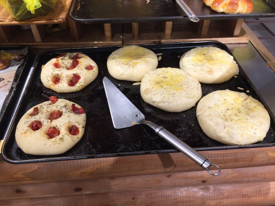 焼きたてのフォッカッチャ