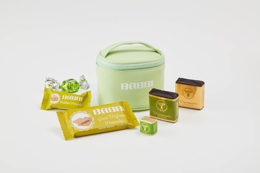 ピスタチオカラーのチョコレートセット