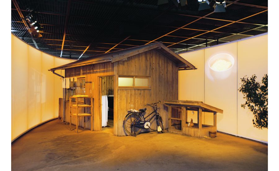 こんな小さな小屋で生まれたチキンラーメン