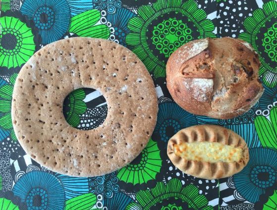 キートスの3種類のパン