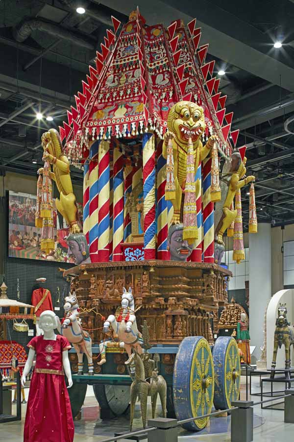 南アジアのだしを展示したゾーン