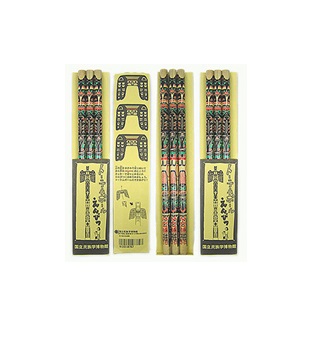 トーテムポールを模したオリジナル鉛筆