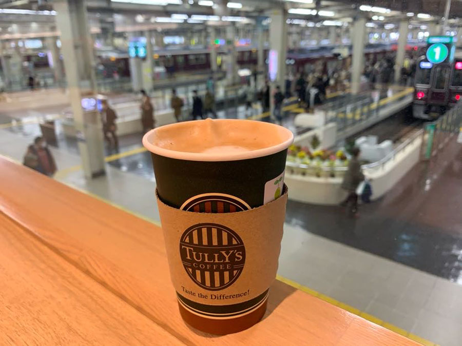 窓際の席からの眺め