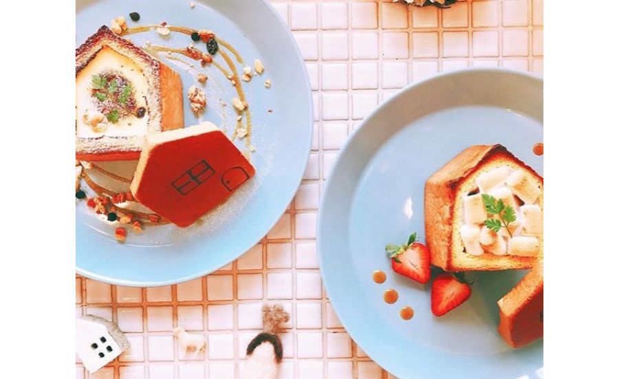 パンとカフェの店 BRUNOの幸せのおうちパンを使ったスイーツメニュー