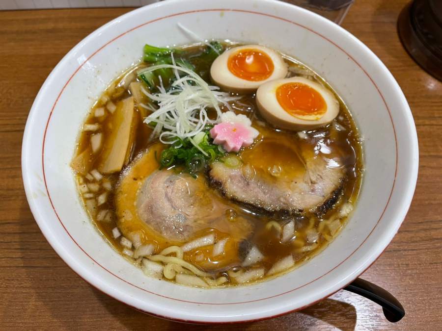 麺彩の醤油ラーメン