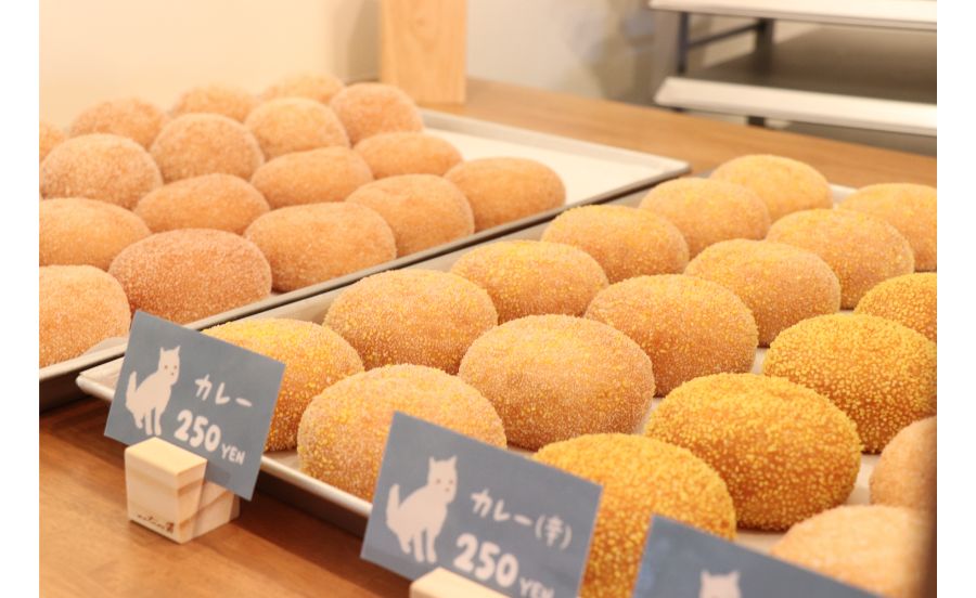 パイクとそらの揚げパン