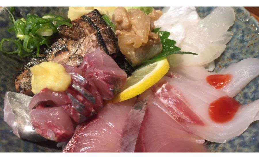 魚どん 然の刺身