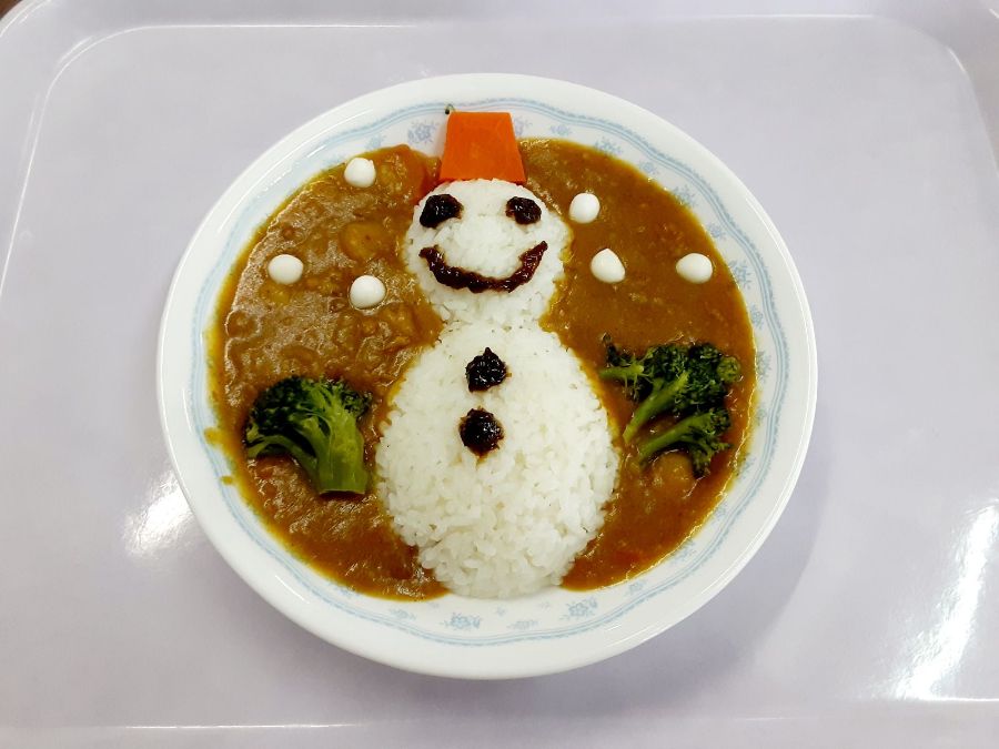 雪だるまカレー