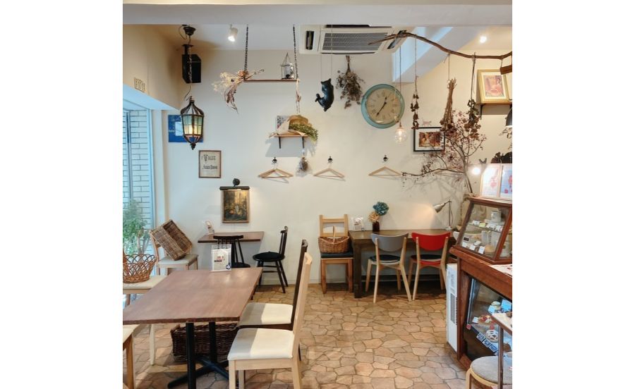 caffetteria gatto neroの内観