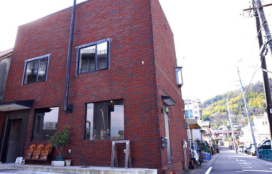 山々が近くに感じられる大山崎の様子