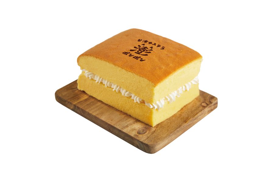 クリームを挟んだ台湾カステラ