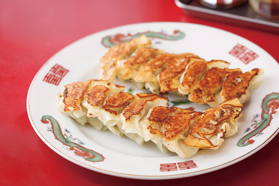 焼きあがった餃子