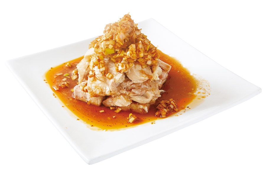 ネギたっぷりのやみつき鶏