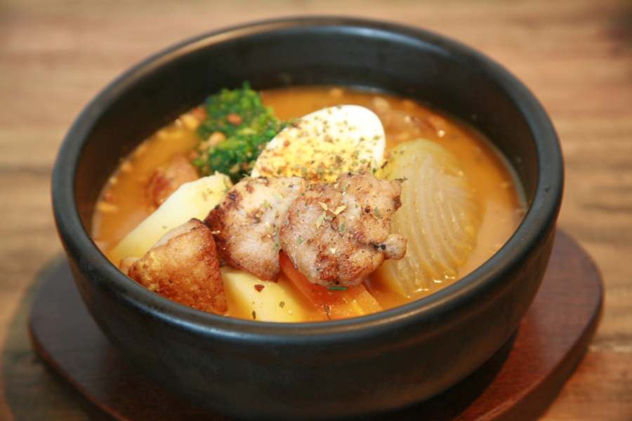 チキンと野菜のカレー