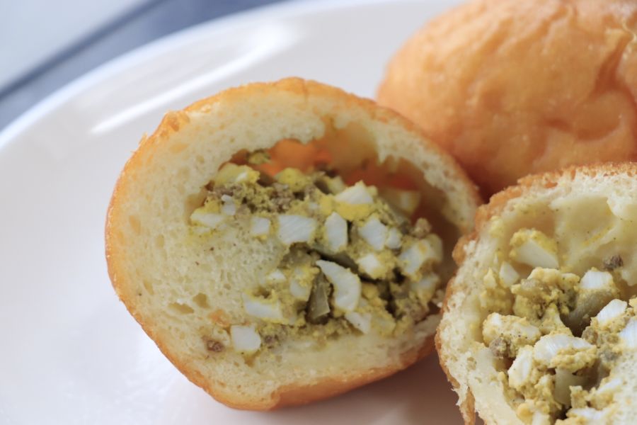 カットしたピロシキ