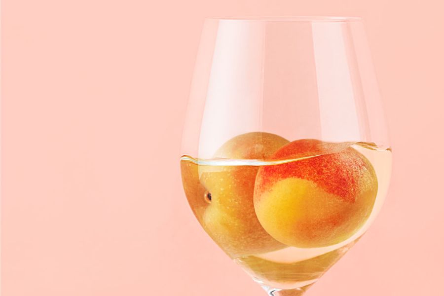 グラスに入った梅酒