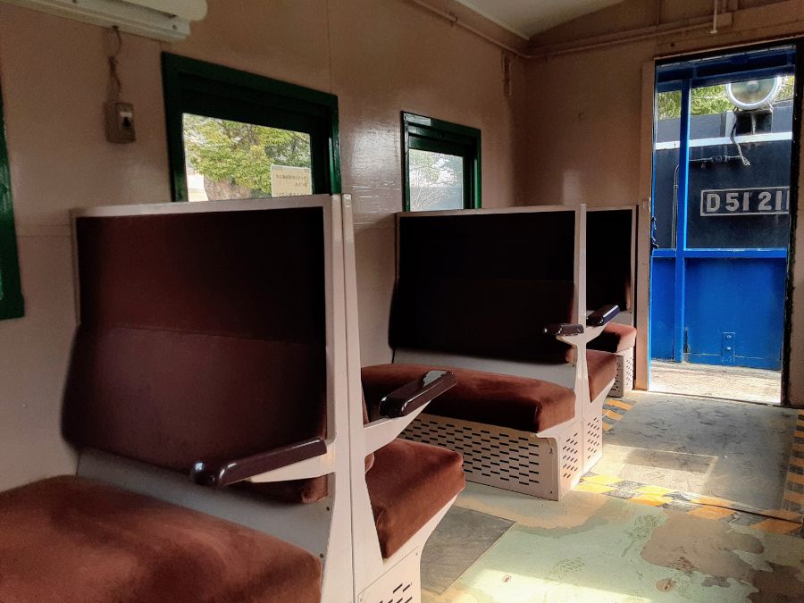 蒸気機関車の内部