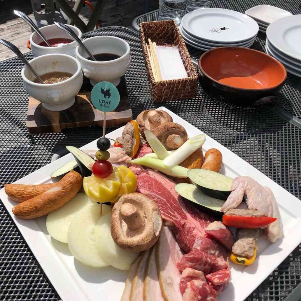 ローフカフェのバーベキューセット