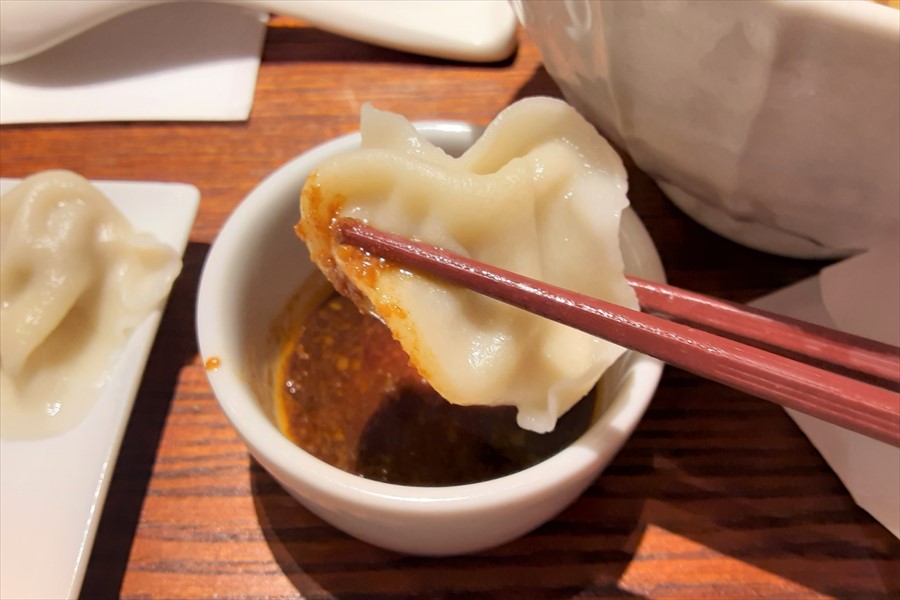 皮がもちもちの水餃子