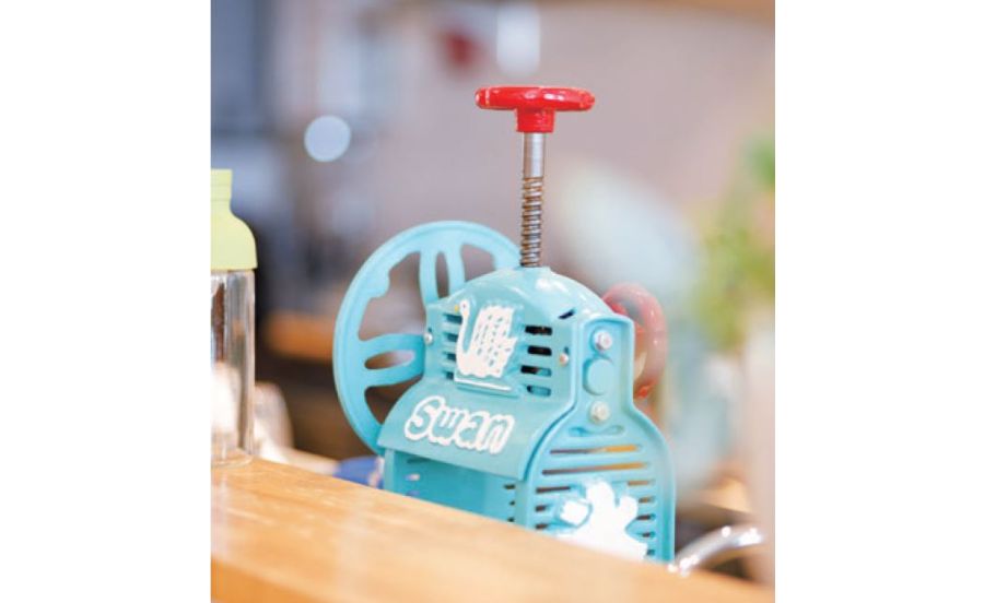 茶ら咲のかき氷マシン