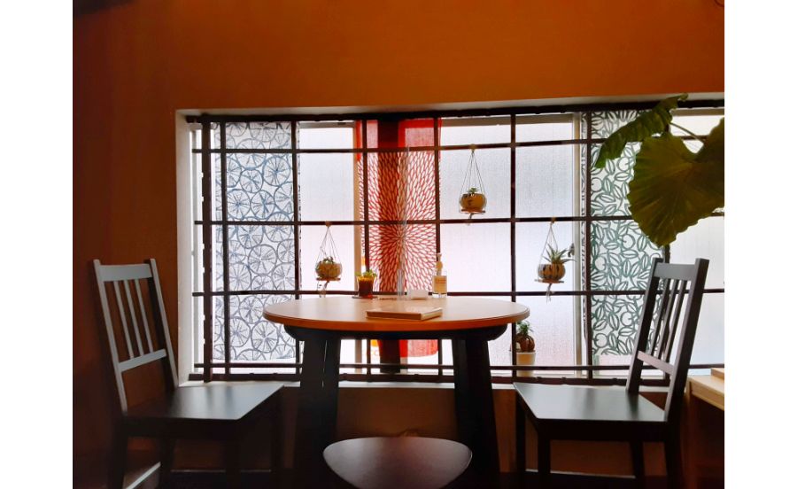 かき氷専門店「たから」の内観